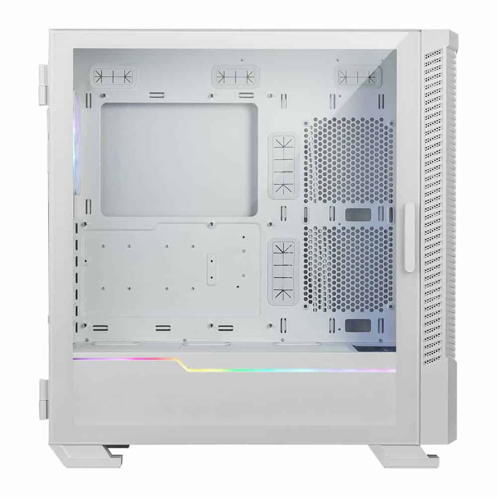 MSI MPG VELOX 100R White Mid Tower Tempered Glass PC Gaming Case